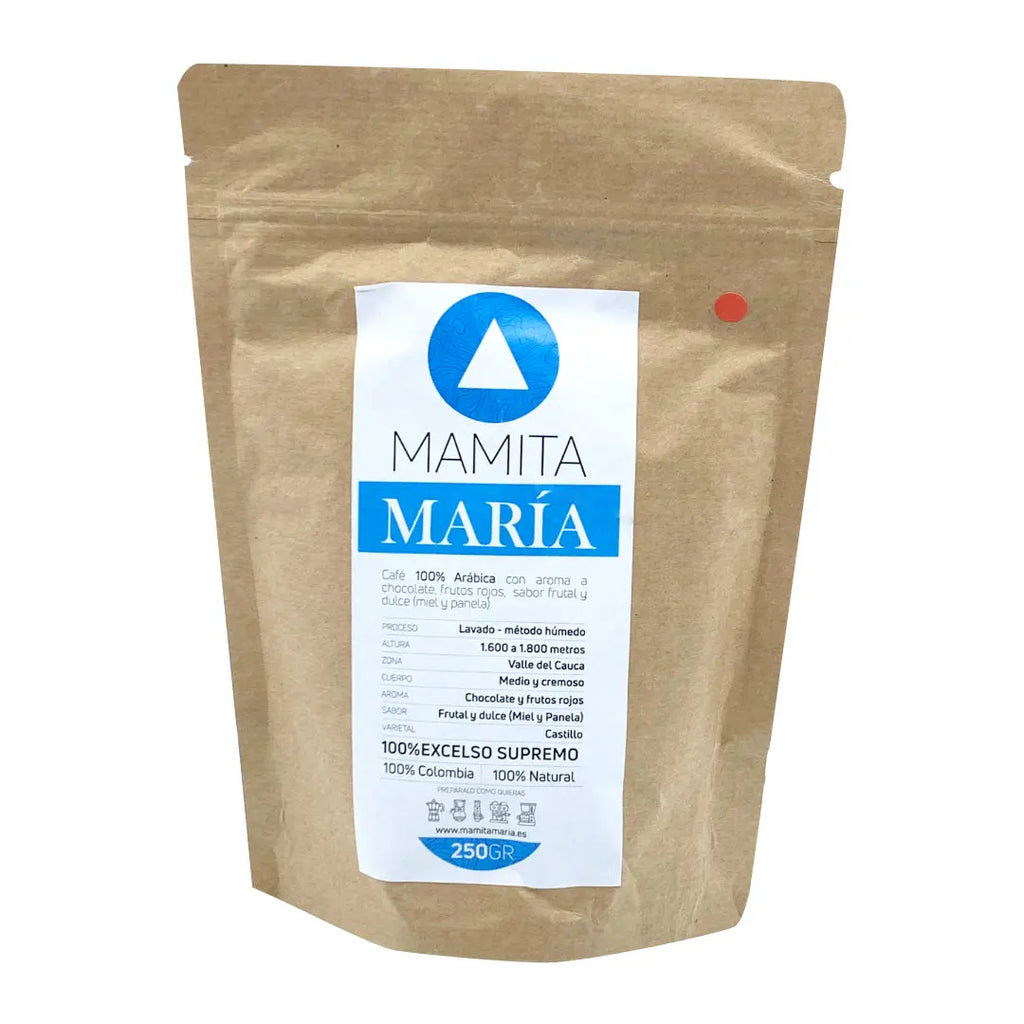 Café Colombia 100% Arábica Excelso Supremo 250gr AdminMamitaMaria